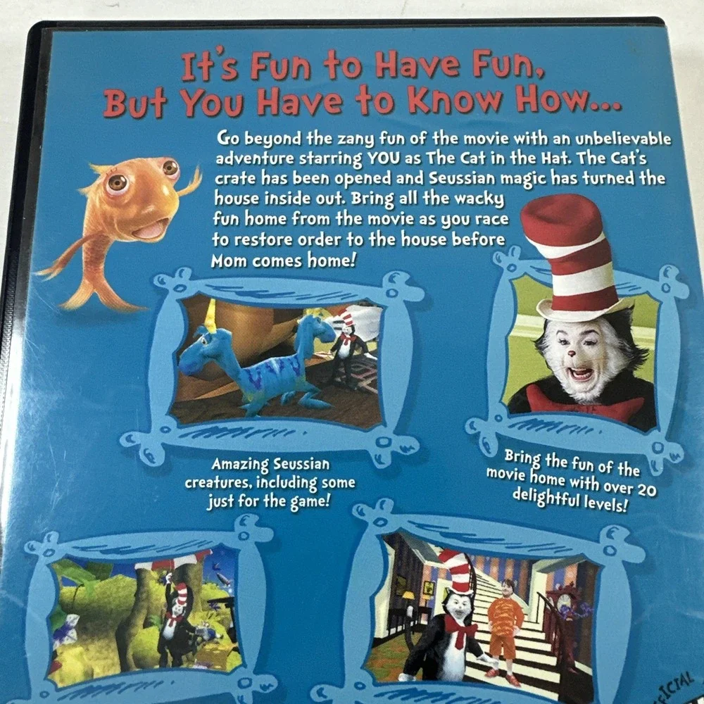 Dr Seuss The Cat in the Hat Sony PlayStation 2 Everyone 2003 Used